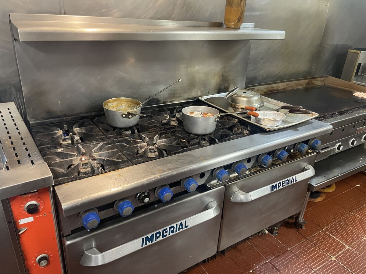 Imperial commercial range serviced by Chefs 911